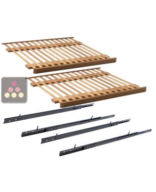 Lot de 2 Clayettes coulissantes Premium CLIMADIFF