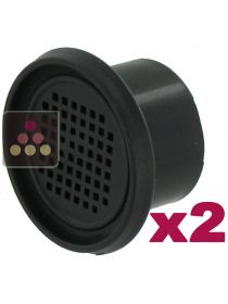 Lot de 2 filtres &agrave; charbon actif pour cave &agrave; vin VIN sur VIN VIN sur VIN