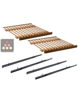 Lot de 2 Clayettes coulissantes Premium CLIMADIFF