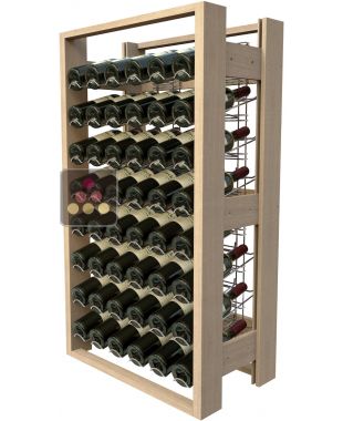 Meuble de rangement en bois de 48 bouteilles VISIORACK