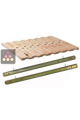 Clayette Coulissante Collector R&eacute;versible Bordeaux / Bourgogne