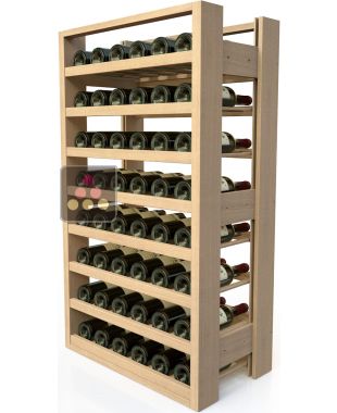 Meuble de rangement en bois pour 48 bouteilles VISIORACK