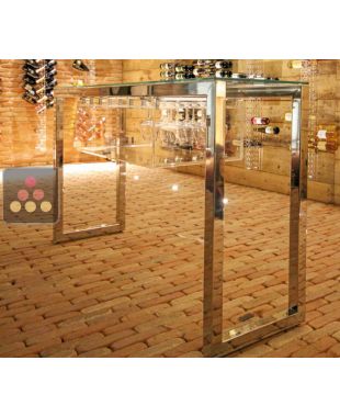 Table avec système de rangement de 32 verres SOBRIO