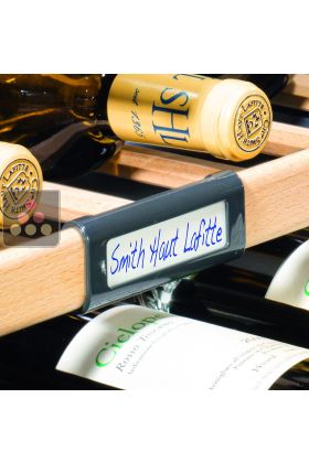 Lot de 5 clips étiquettes pour clayette en bois