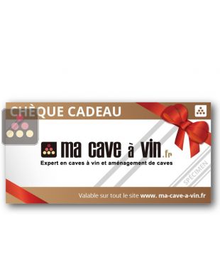 Chèque cadeau de 1809 euros Ma Cave à Vin