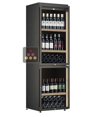 Cave à vin 2 températures de service - Pose libre - Présentation verticale
 CALICE