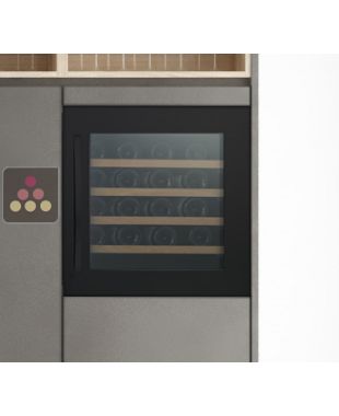 Cave à vin mono-température de service encastrable en colonne CAVISS