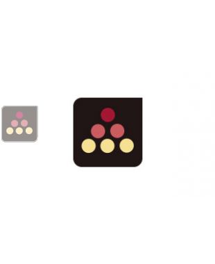 Porte gauche pour TECA 10 Noir RAL 9005 CALICE DESIGN