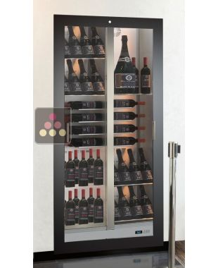 Vitrine à vin encastrable multi-températures - Usage pro - Équipement mixte - P36cm CALICE DESIGN
