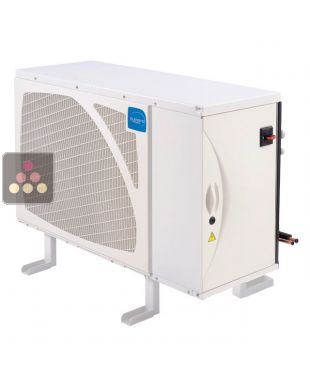 Compresseur déporté pour 2 vitrines Calice Design vin, charcuteries ou fromages - Installation extérieure CALICE DESIGN