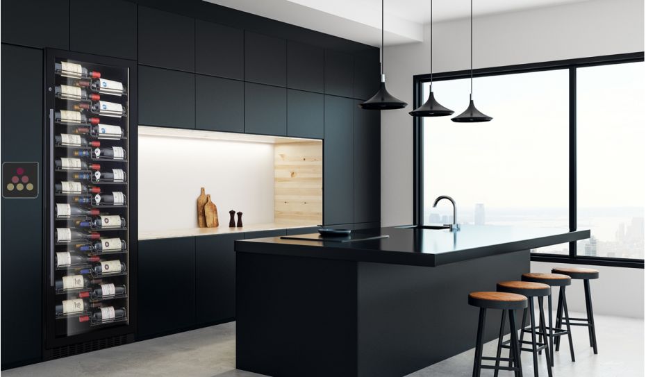 Cave à vin enchassable mono-température de service ou de conservation
