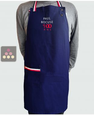 Tablier bleu marine Paul BOCUSE 100 Ans PAUL BOCUSE