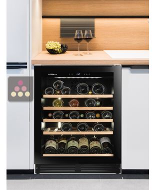 Cave à vin mono-température de conservation et/ou de service encastrable connectée AVINTAGE