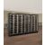 Combiné de 4 vitrines à vin multi-températures 2 faces vitrées pour installation centrale - Usage pro - Bouteilles inclinées - Cadre FIT