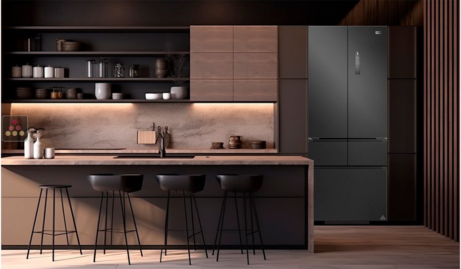 Combiné réfrigérateur et congélateur encastrable - 413L