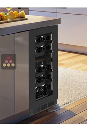 Cave à vin 2 températures de service encastrable sous-plan - Porte de 72cm