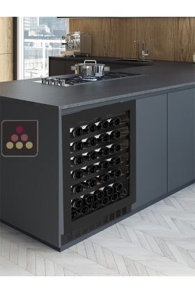 Cave à vin mono-température de service encastrable sous-plan - Porte de 72cm