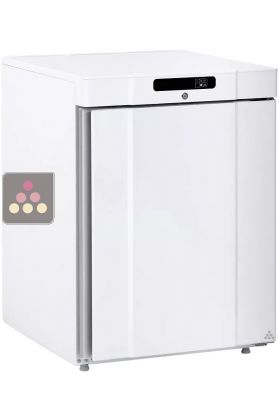 Armoire positive blanche porte pleine table top - 77L