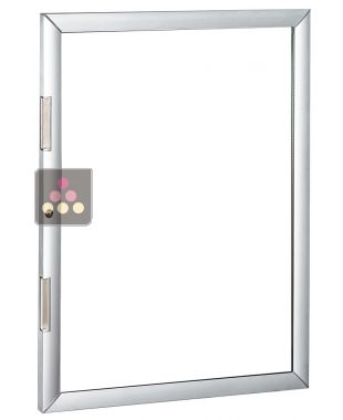 Porte vitrée profil Silver pour cave à vin Artevino Oxygene ARTEVINO
