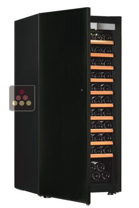 Cave à vin Mono-Température de vieillissement et de conservation - Clayettes coulissantes - Charnières à Gauche