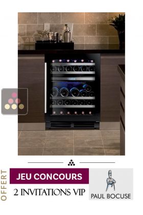 Cave à vin 2 températures de conservation et/ou de service encastrable