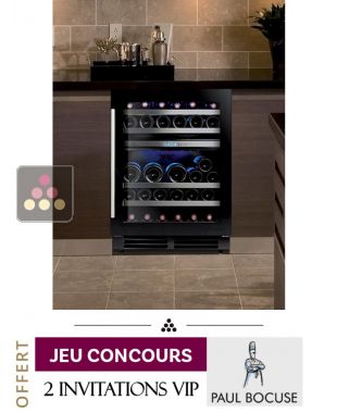 Cave à vin 2 températures de conservation et/ou de service encastrable LE CHAI
