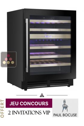 Cave à vin de service et de conservation 2 températures 