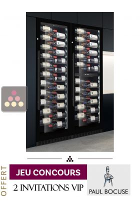 Combiné encastrable de 2 caves à vin 3 zones de températures