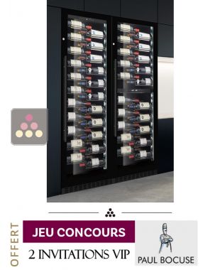 Combiné encastrable de 2 caves à vin 3 zones de températures LE CHAI