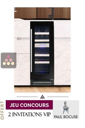Cave à vin 2 températures de service encastrable sous-plan - Porte de 78cm