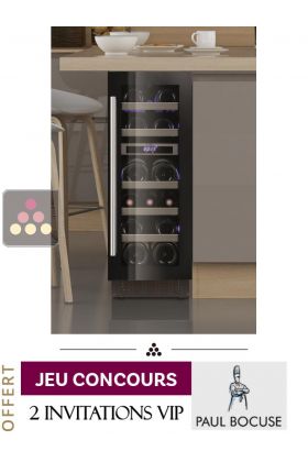 Cave à vin multi-usages 2 températures de service encastrable