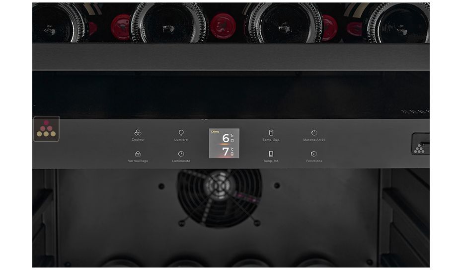 Cave à vin 2 températures de service