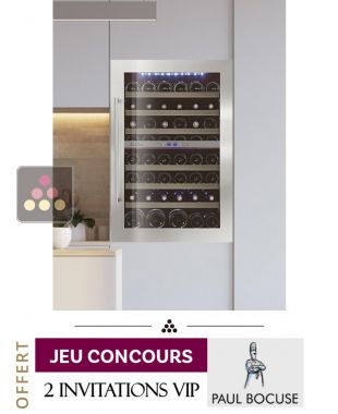 Cave à vin 2 températures de conservation et/ou de service encastrable LE CHAI