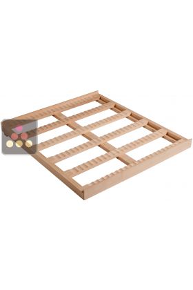 Clayette de stockage en h&ecirc;tre pour caves &agrave; vin de la gamme Tradition 2015