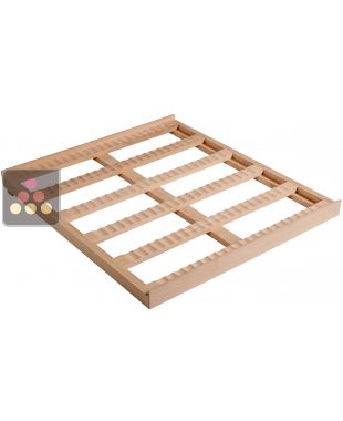 Clayette de stockage en h&ecirc;tre pour caves &agrave; vin de la gamme Tradition 2015 La SOMMELIERE