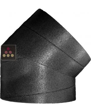 Gaine semi-rigide en polyéthylène pour climatiseur Friax - Coude 45° - Diam. intérieur 160mm FRIAX