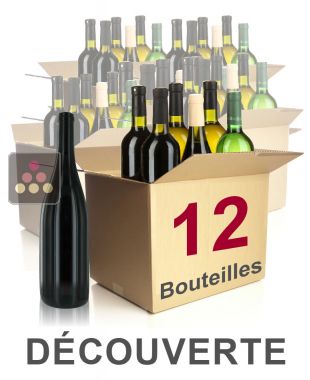12 bouteilles de vin - Sélection Découverte : vins blancs et rouges Sélection Vin