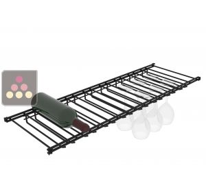 Tablette Rack à verres pour rangement modulaire Architecture Intérieure du Vin - Largeur 90cm ARCHITECTURE INTERIEURE DU VIN