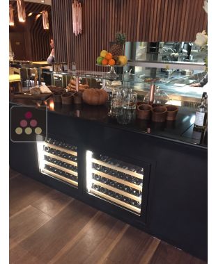 Cave à vin sur mesure 2 températures avec groupe froid déporté  Ma Cave à Vin