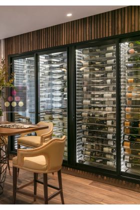 Cave à vin sur mesure 2 températures avec groupe froid déporté