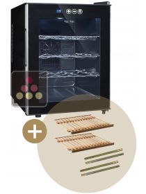 2 clayettes coulissantes + Cave de chambrage VIN sur VIN