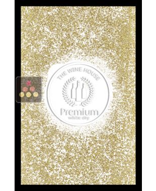 Panneau décoratif en verre de synthèse rétro-éclairé avec inscription personnalisable - Inclusions Pépites Ma Cave à Vin