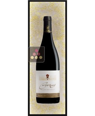 Panneau décoratif en verre de synthèse rétro-éclairé avec impression personnalisable - Inclusions Pépites Ma Cave à Vin