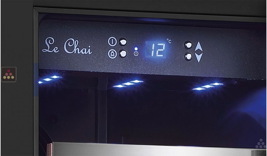 Cave à vin 2 températures de service encastrable sous plan