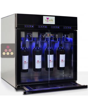 Distributeur de vin au verre 2 températures pour 4 bouteilles WINEFIT