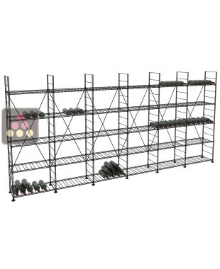 Rangement modulaire métallique pour 924 bouteilles - H170cm ARCHITECTURE INTERIEURE DU VIN