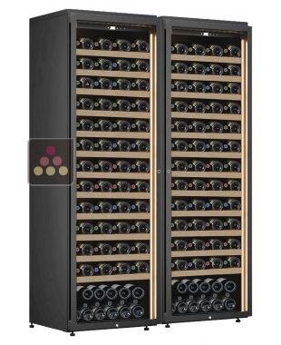 Combiné de 2 caves à vin mono-température de service ou de conservation CALICE