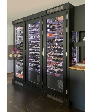 Cave à vin sur-mesure 2 températures de service et de vieillissement Ma Cave à Vin