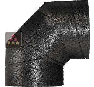 Gaine semi-rigide en polyéthylène pour climatiseur Friax - Coude à 90° - Diam. intérieur 180mm FRIAX