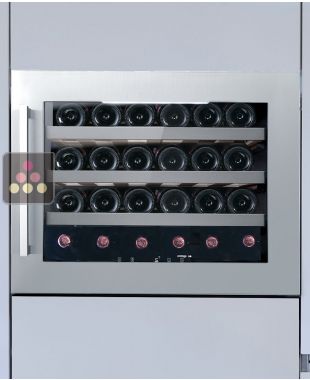 Cave à vin de service mono-température encastrable en colonne AVINTAGE